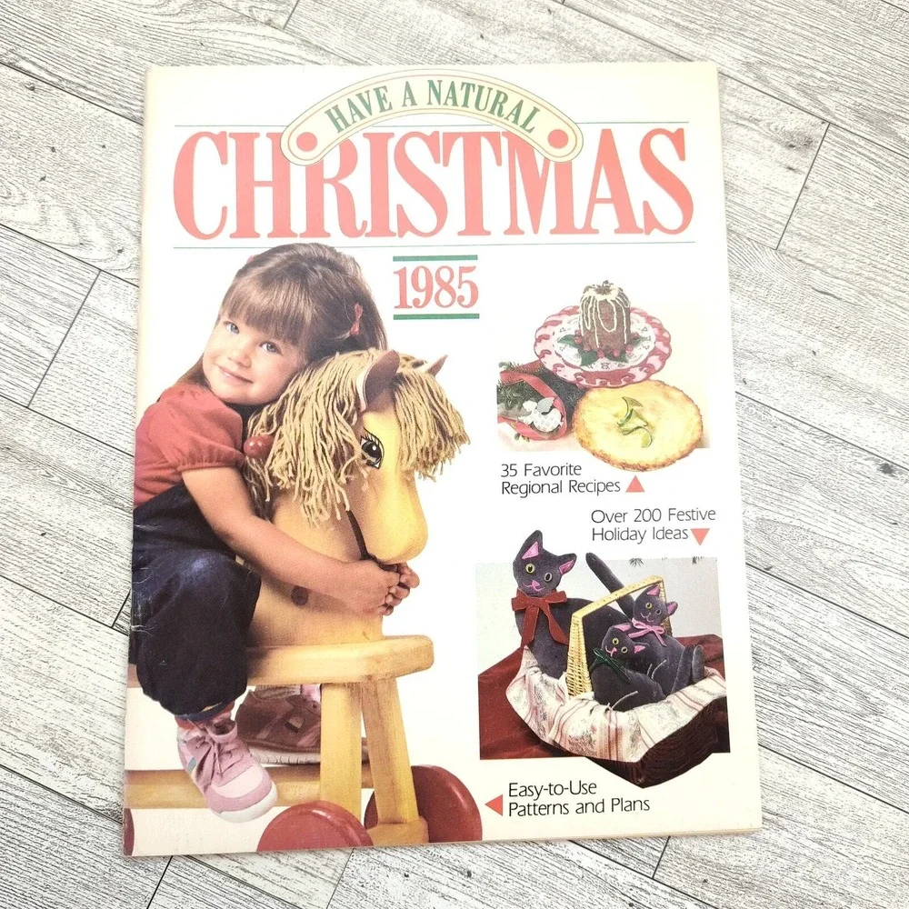 Have a Natural‎ Christmas 1985 Vintage Craft Booklet Patterns Retro DIY Hobbies